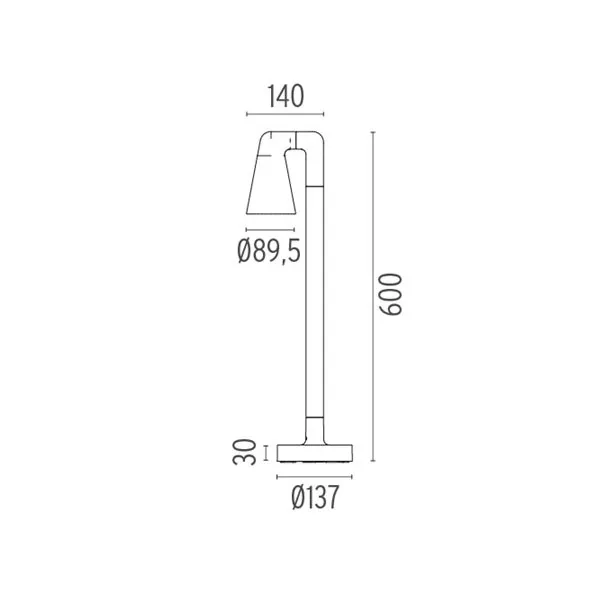 Flos Belvedere Spot F2 Gris – Lámpara exterior — imagen 2