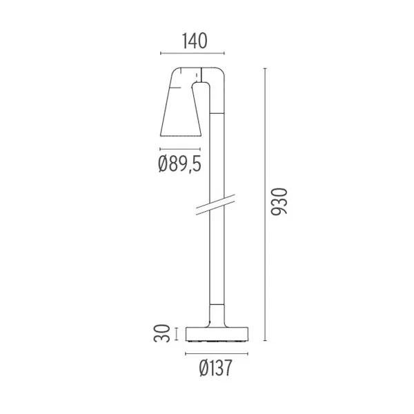 Flos Belvedere Spot F3 Gris Antracita – Lámpara de exterior — imagen 2