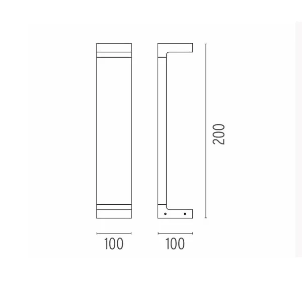 Flos Casting C 100 H 200 Blanco – Lámpara exterior — imagen 3