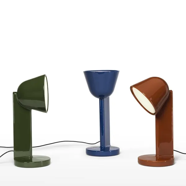 Flos Céramique Auxiliar Azul Marino – Lámpara de mesa — imagen 3