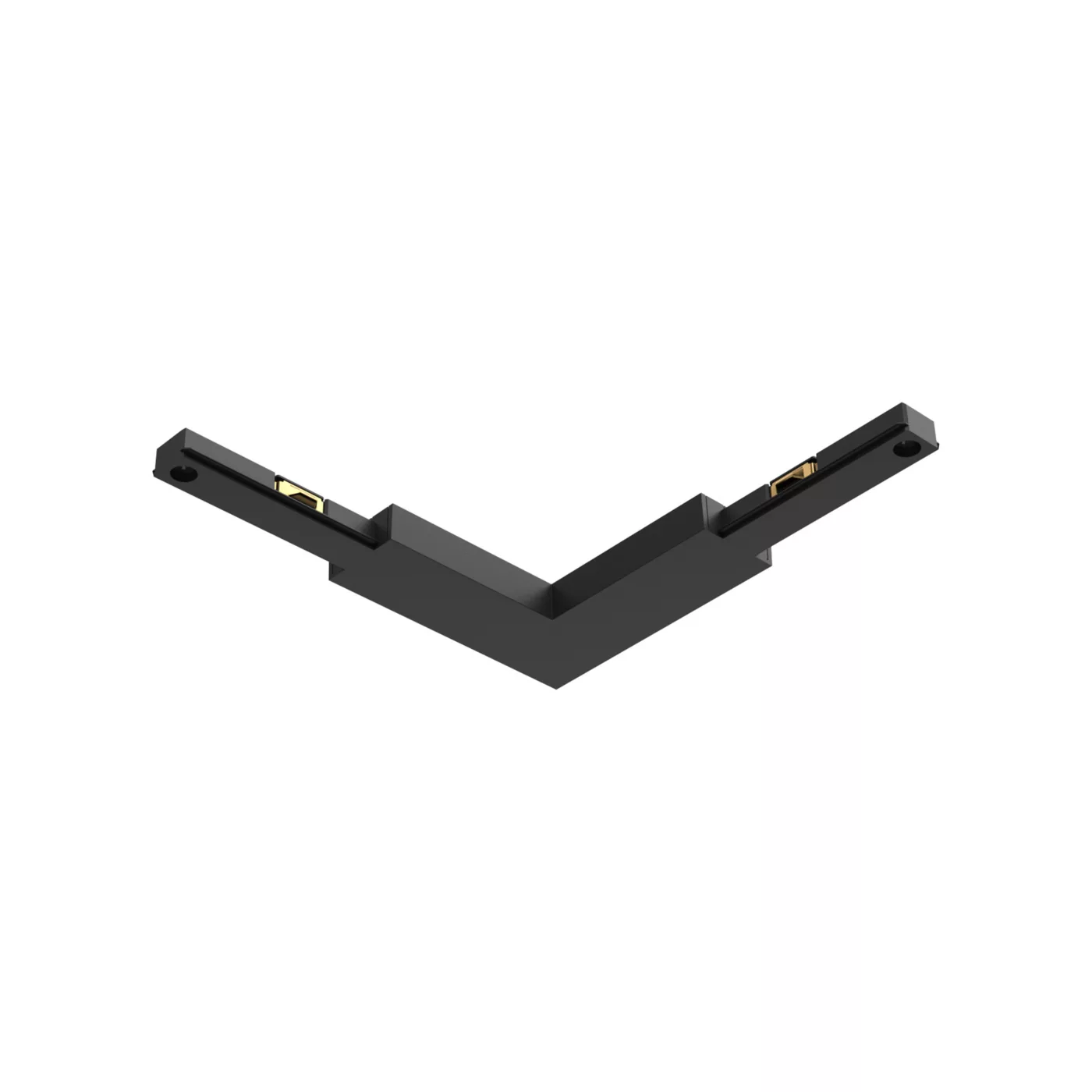 Flos Conector para Zero Track negro - Conector de esquina - con alimentación
