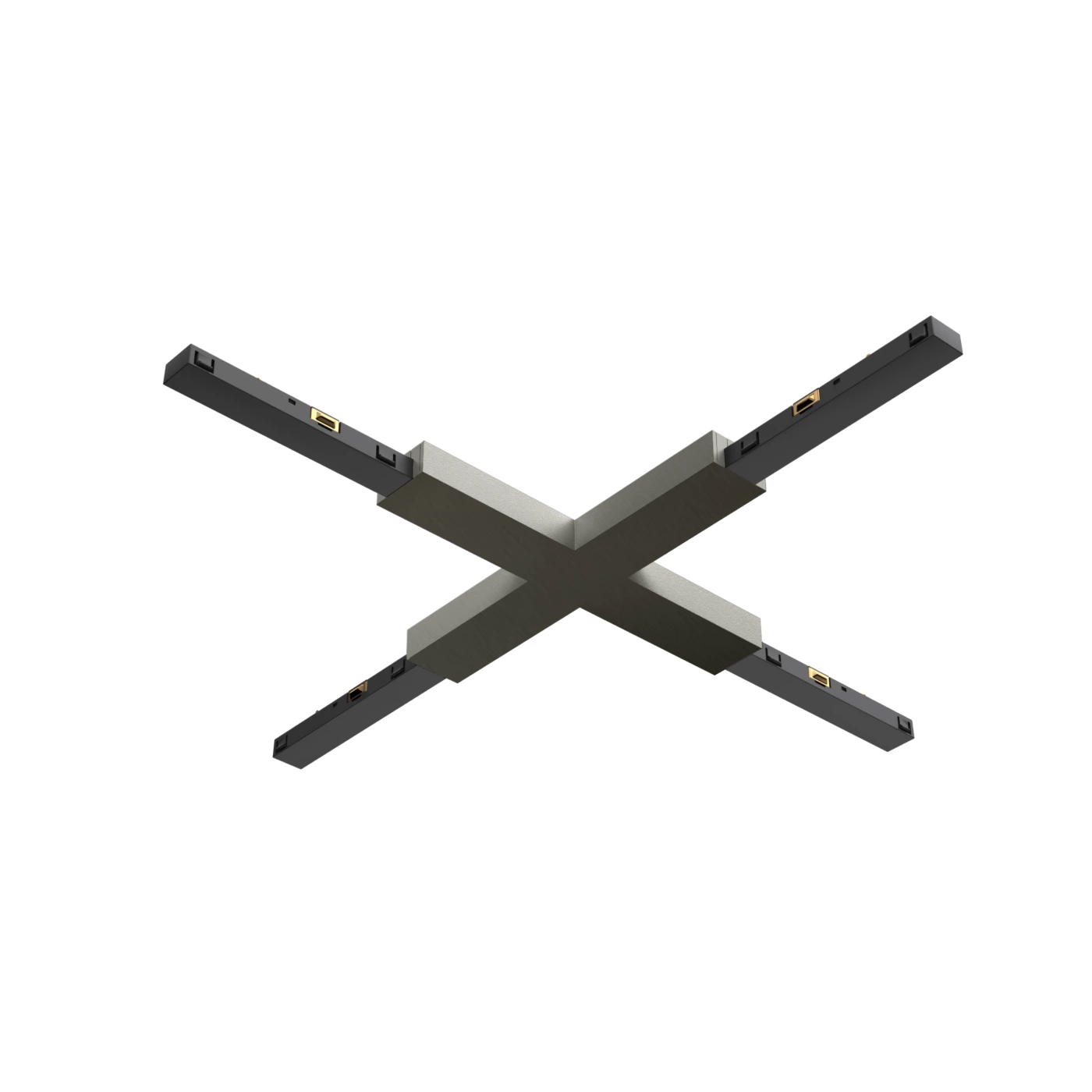 Flos Conector para Zero Track Pro cobre cepillado - regulable - conector en X - con alimentación — imagen 2