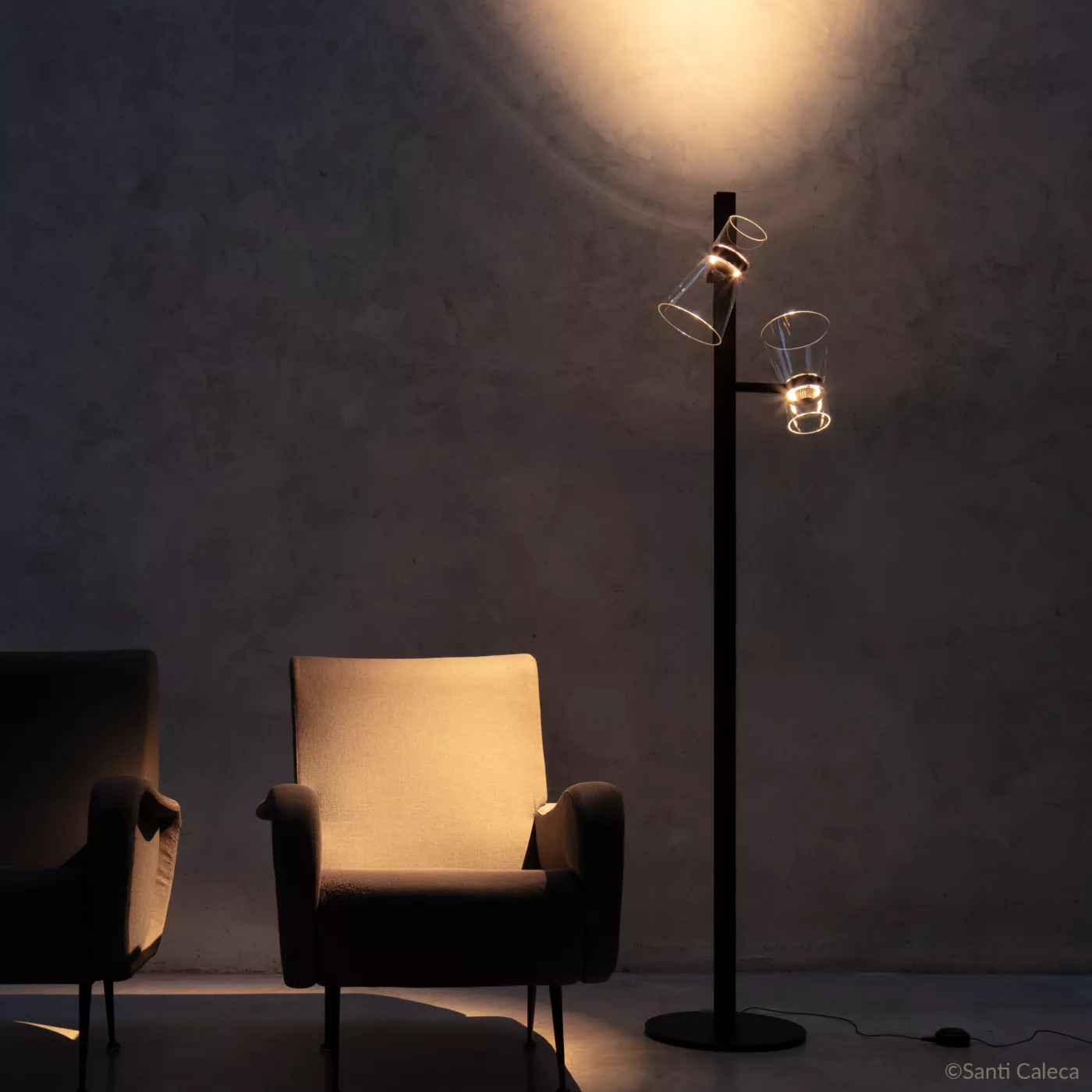 Flos Nocturne, 2 focos – Lámpara de pie led — imagen 3