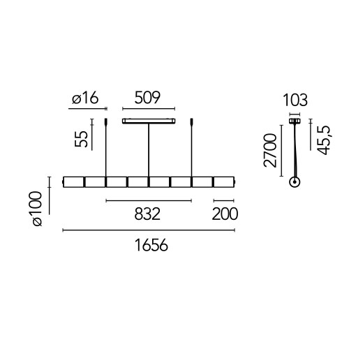 Flos Luce Cilindrica S1 – Lámpara colgante — imagen 5