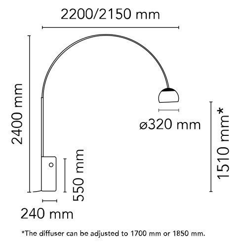 Flos Arco K – Lámpara de pie — imagen 5