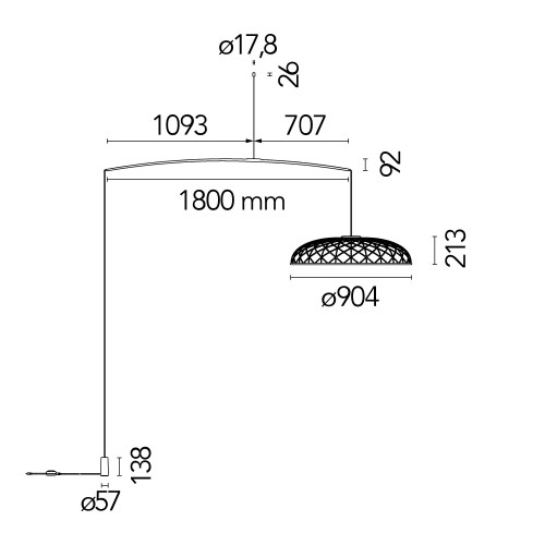 Flos Skynest Motion – Lámpara de pie — imagen 5