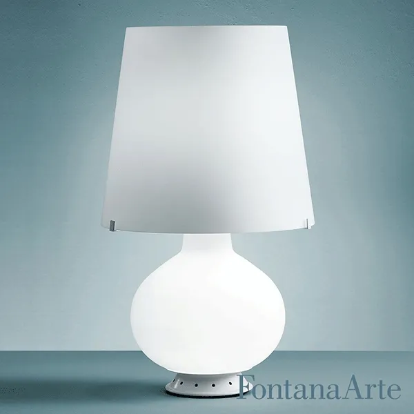 Fontana Arte Fontana 1853 Grande Blanco – Lámpara de mesa — imagen 3