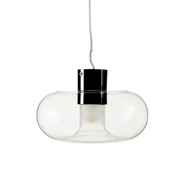Fontana Arte Fontanella Mediano Cromo/ Negro – Lámpara colgante — imagen 2