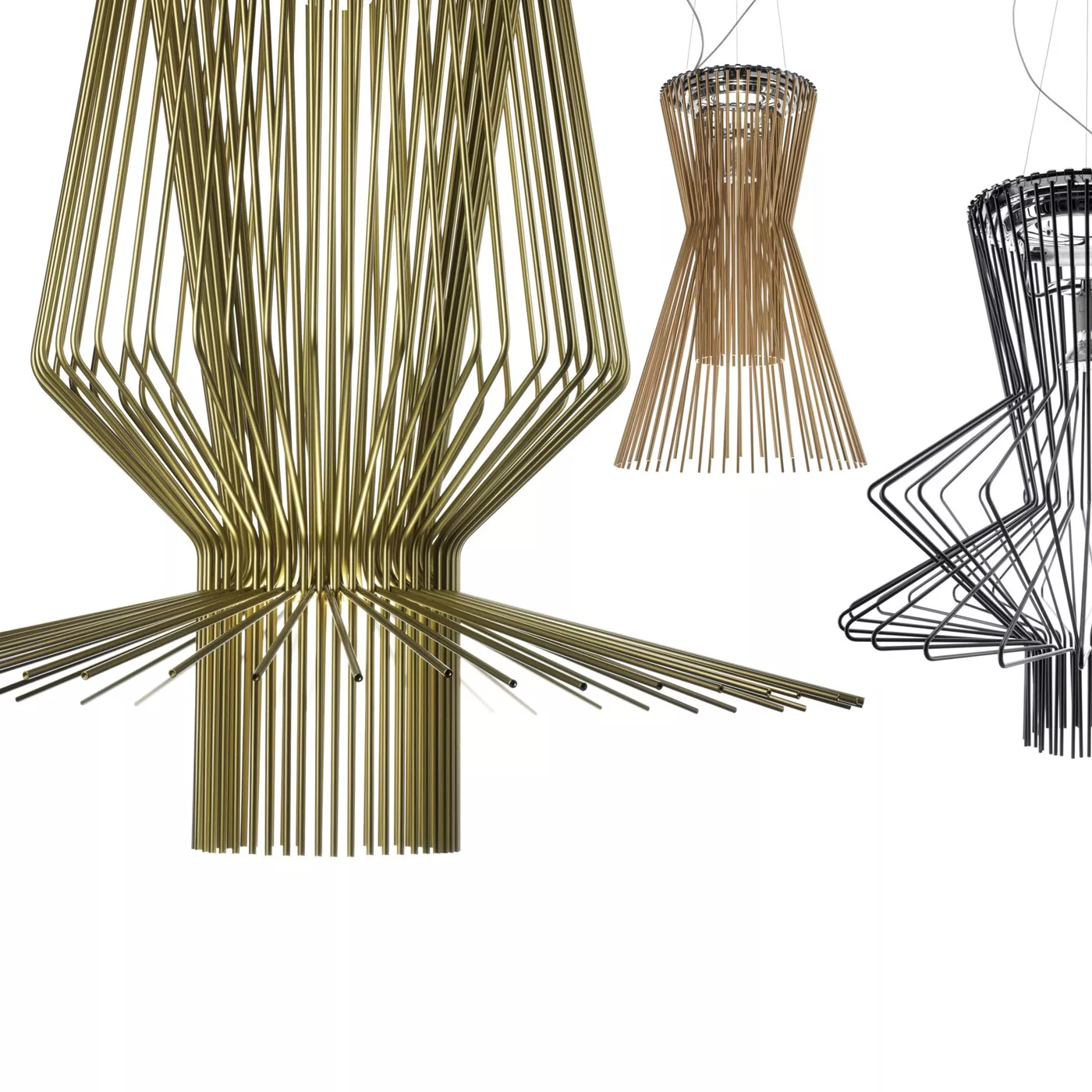 Foscarini Allegro Ritmico Sospensione Led negro — imagen 5