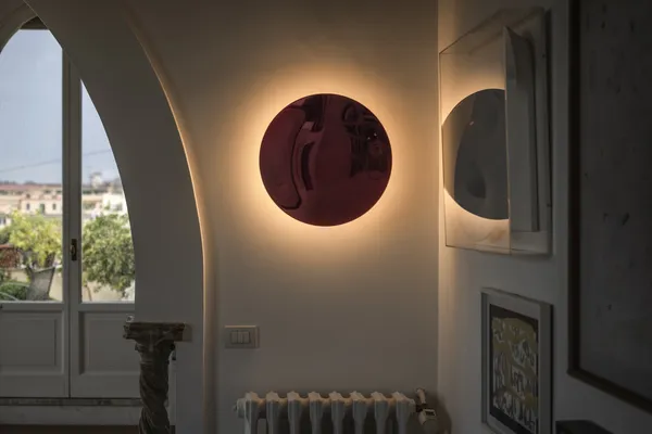 Foscarini Anoor de Pared/ Lámpara de Techo Rojo ON-Off – Lámpara — imagen 7