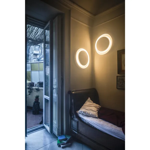Foscarini Bahia de Techo/ Lámpara de Pared Mini Led Con Dimmer Blanco – Lámpara — imagen 2
