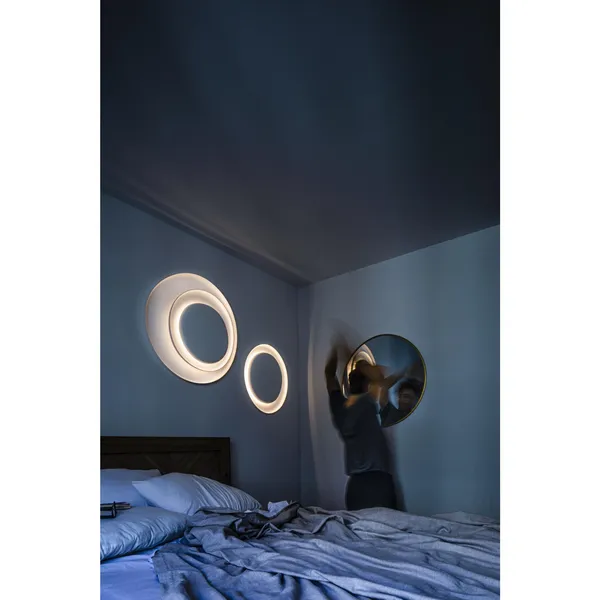 Foscarini Bahia de Techo/ Lámpara de Pared Mini Led Con Dimmer Blanco – Lámpara — imagen 5