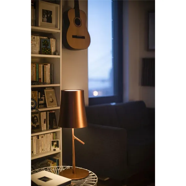 Foscarini Birdie Cobre Led Con Dimmer – Lámpara de mesa — imagen 3