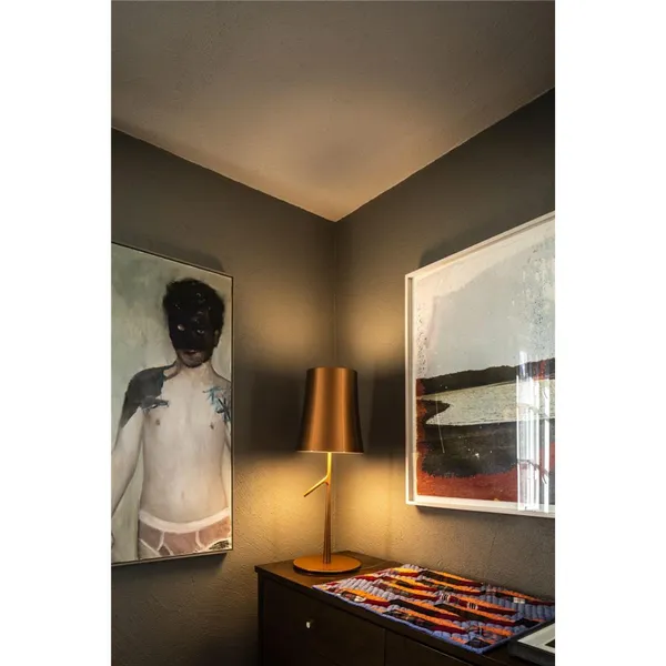 Foscarini Birdie Cobre Led Con Dimmer – Lámpara de mesa — imagen 4