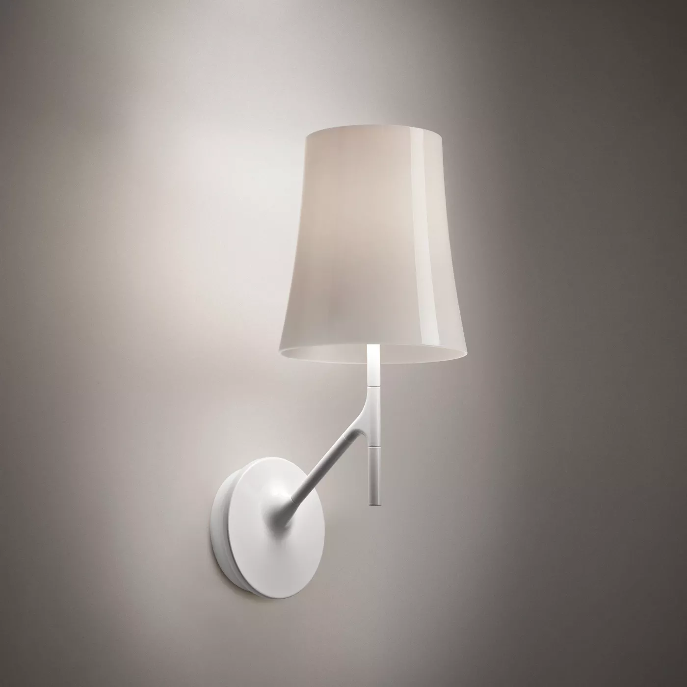 Foscarini Birdie Parete blanco - con interruptor — imagen 4
