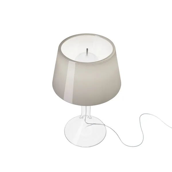 Foscarini Chapeaux V Gris – Lámpara de mesa — imagen 2