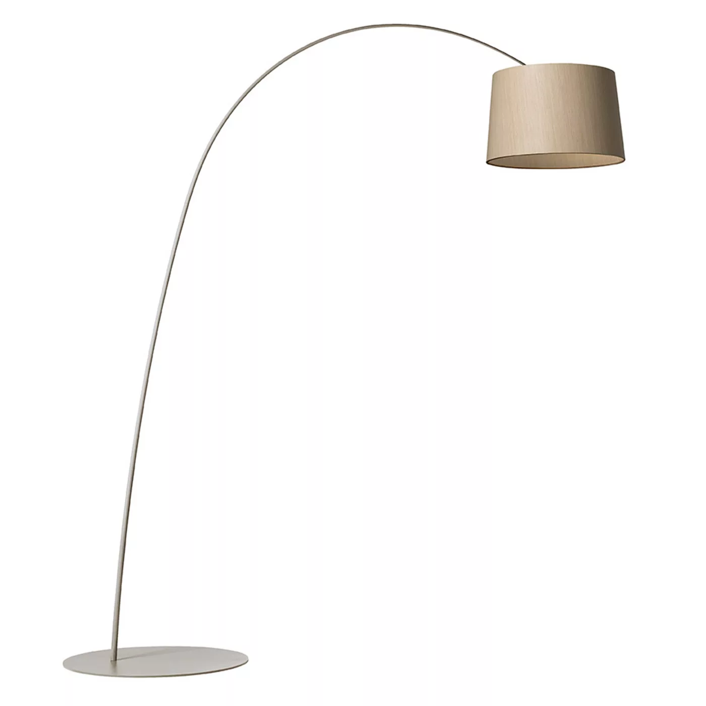 Foscarini Twiggy Wood, lámpara de arco LED