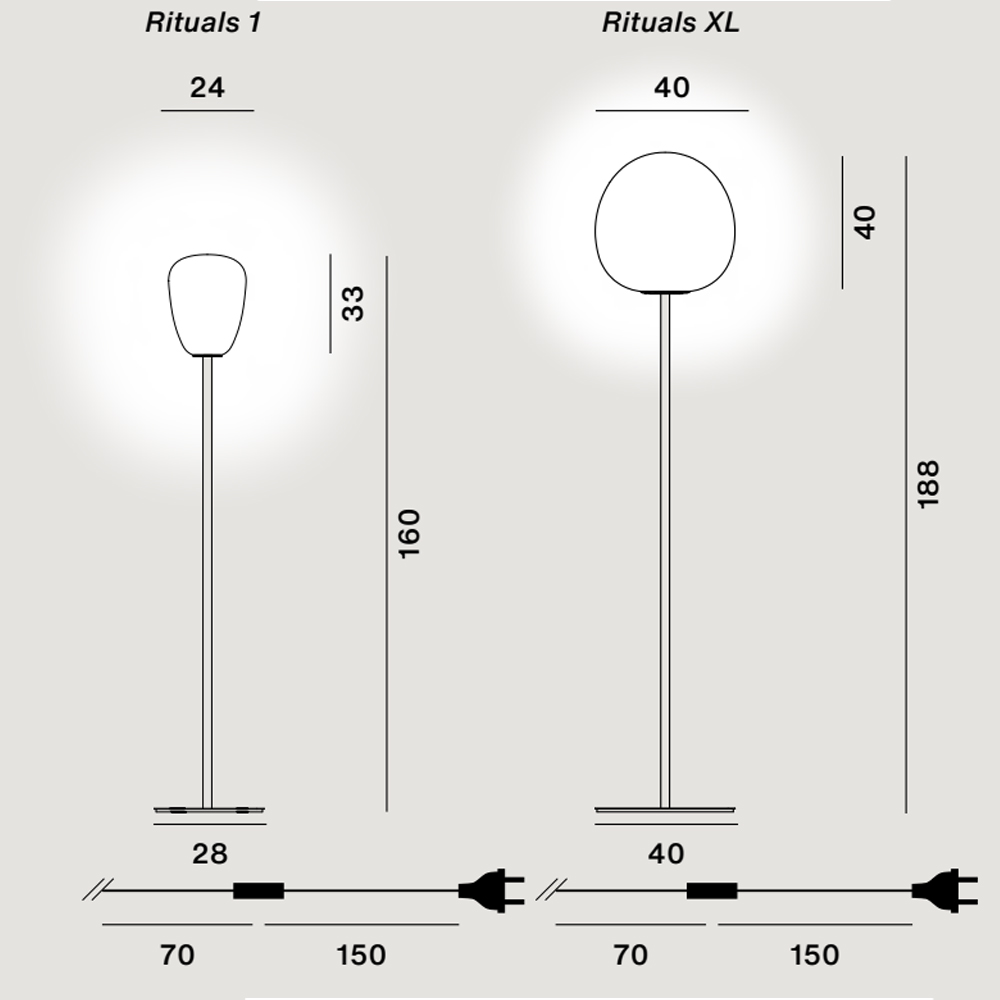 Foscarini Rituals – Lámpara pie — imagen 8