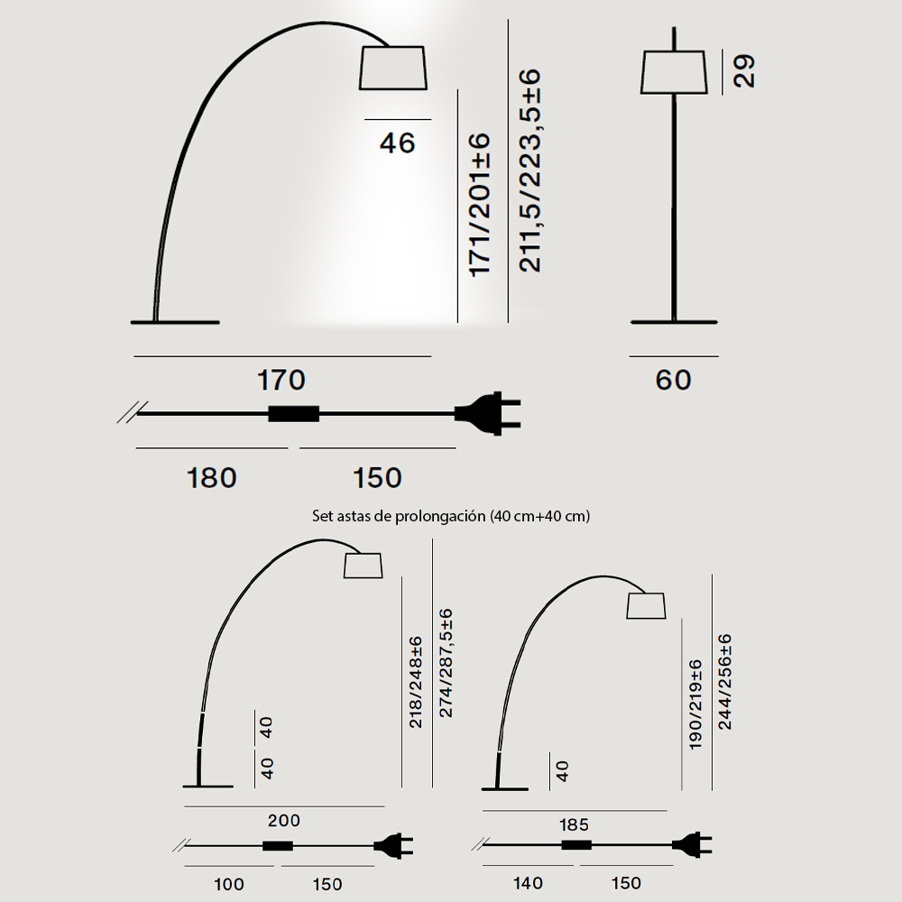 Foscarini Twiggy Led – Lámpara pie — imagen 8
