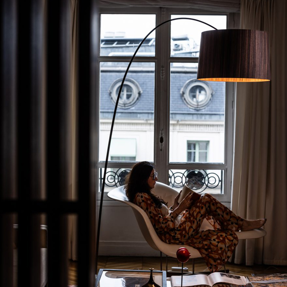 Foscarini Twiggy Rosewood – Lámpara pie — imagen 3