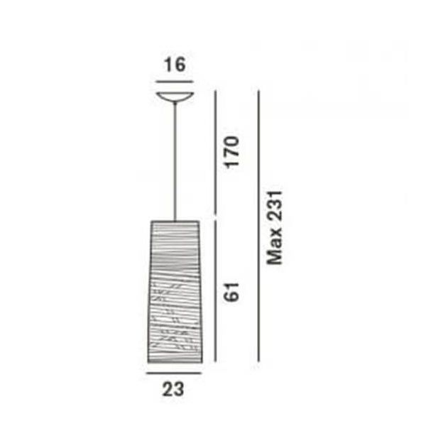 Foscarini Tress Susp Piccola — imagen 3