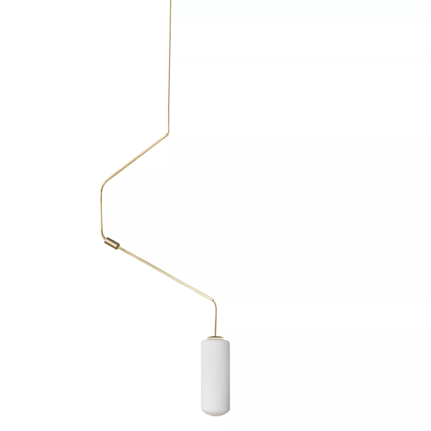 Frama Ventus, lámpara de suspensión latón - 87 cm