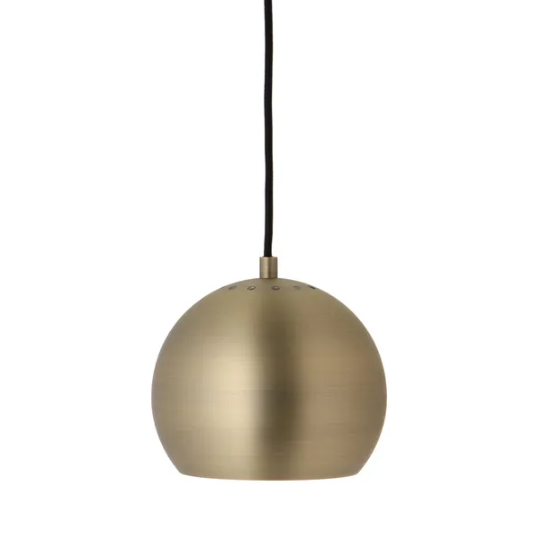 Ball Lámpara Colgante Ø18 cm Latón Envejecido Mate