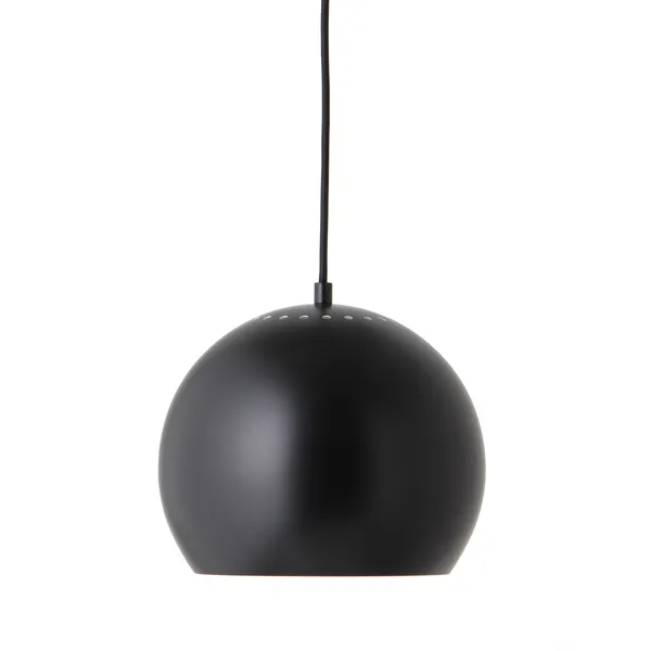 Ball Lámpara Colgante Ø25 Negro Mate