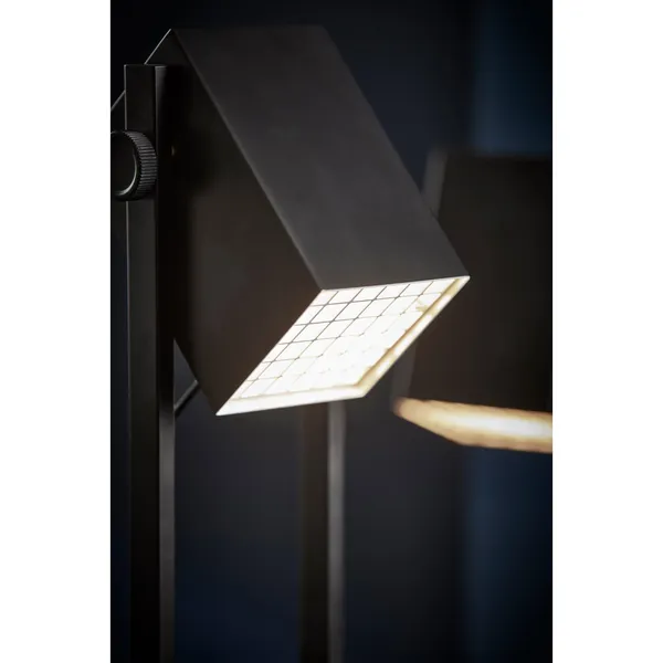 Frandsen BF Quadro Negro Mate – Lámpara de mesa — imagen 4