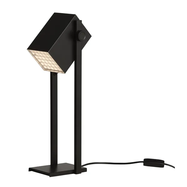 BF Quadro Lámpara de Mesa Negro Mate