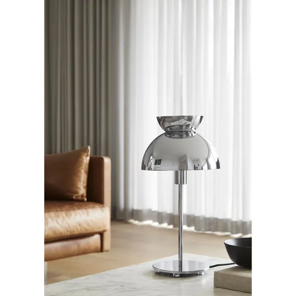 Frandsen Butterfly Cromo – Lámpara de mesa — imagen 2