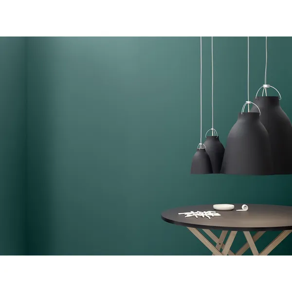 Fritz Hansen Caravaggio Negro Mate P1 – Lámpara colgante — imagen 3