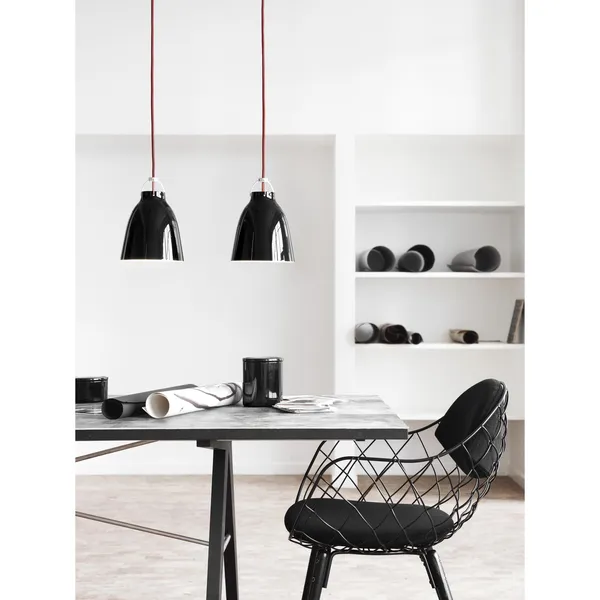 Fritz Hansen Caravaggio P1 Negro – Lámpara colgante — imagen 3