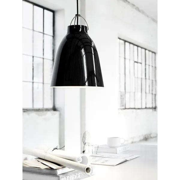 Fritz Hansen Caravaggio P2 Negro – Lámpara colgante — imagen 4