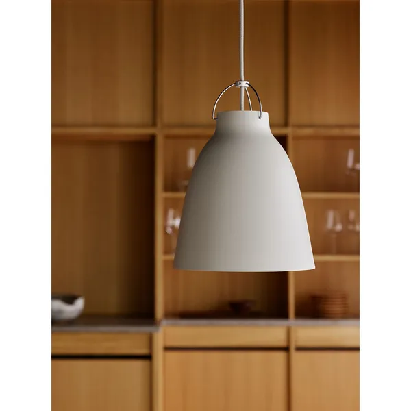 Fritz Hansen Caravaggio Matt P1 Gris Gris – Lámpara colgante — imagen 2