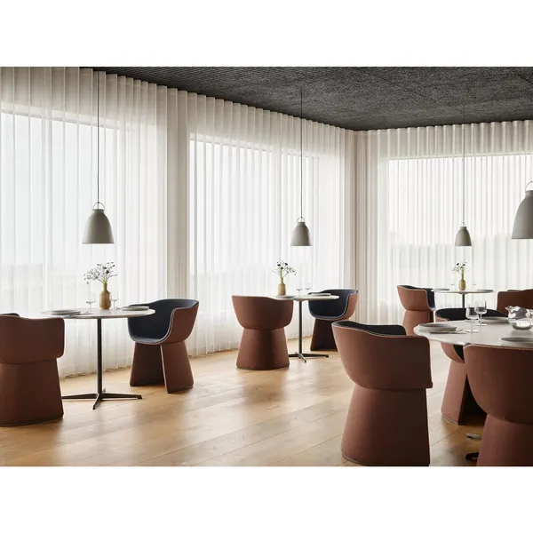 Fritz Hansen Caravaggio Matt P1 Gris Gris – Lámpara colgante — imagen 3
