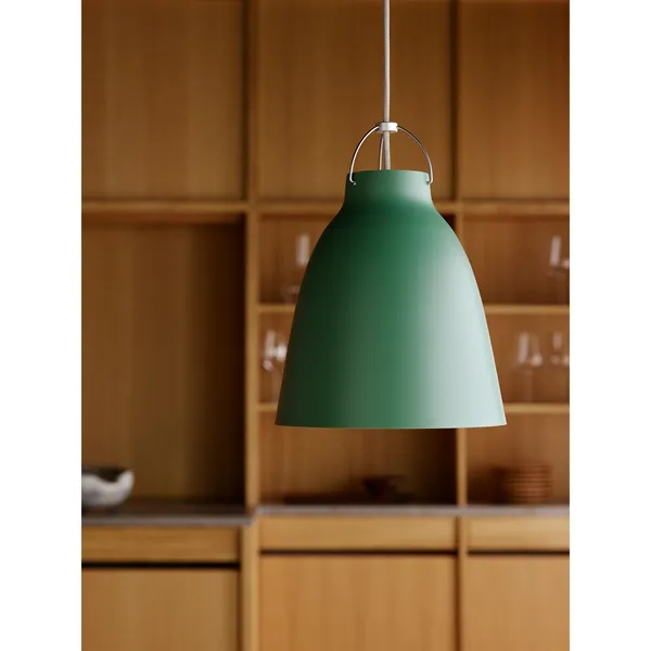 Fritz Hansen Caravaggio Matt P2 Pátina Verde – Lámpara colgante — imagen 2