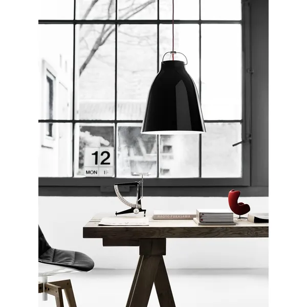 Fritz Hansen Caravaggio P3 Negra – Lámpara colgante — imagen 2