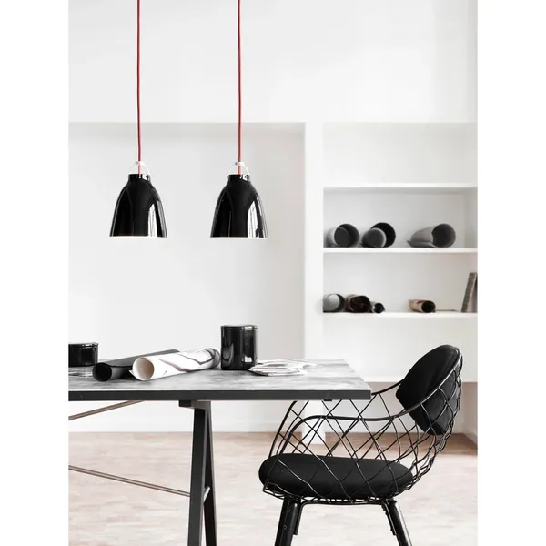Fritz Hansen Caravaggio P3 Negra – Lámpara colgante — imagen 3