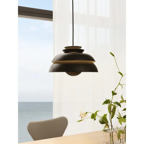 Fritz Hansen Concert P3 Mate Negro – Lámpara colgante — imagen 2