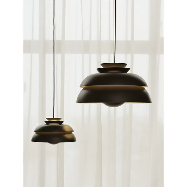 Fritz Hansen Concert P3 Mate Negro – Lámpara colgante — imagen 4