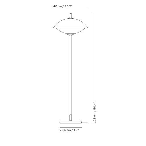 Fritz Hansen Clam – Lámpara de pie — imagen 6