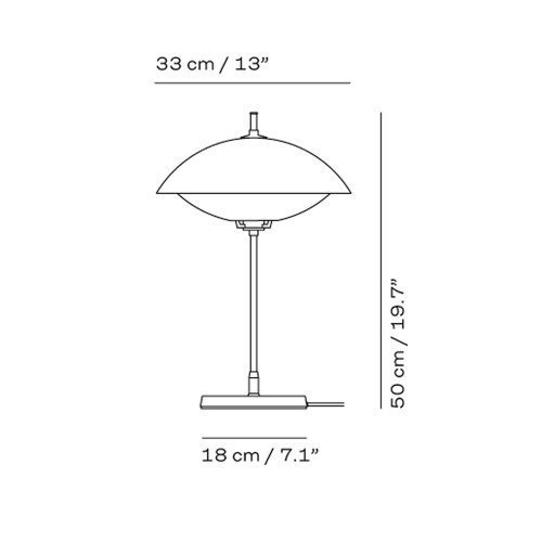 Fritz Hansen Clam – Lámpara de sobremesa — imagen 6