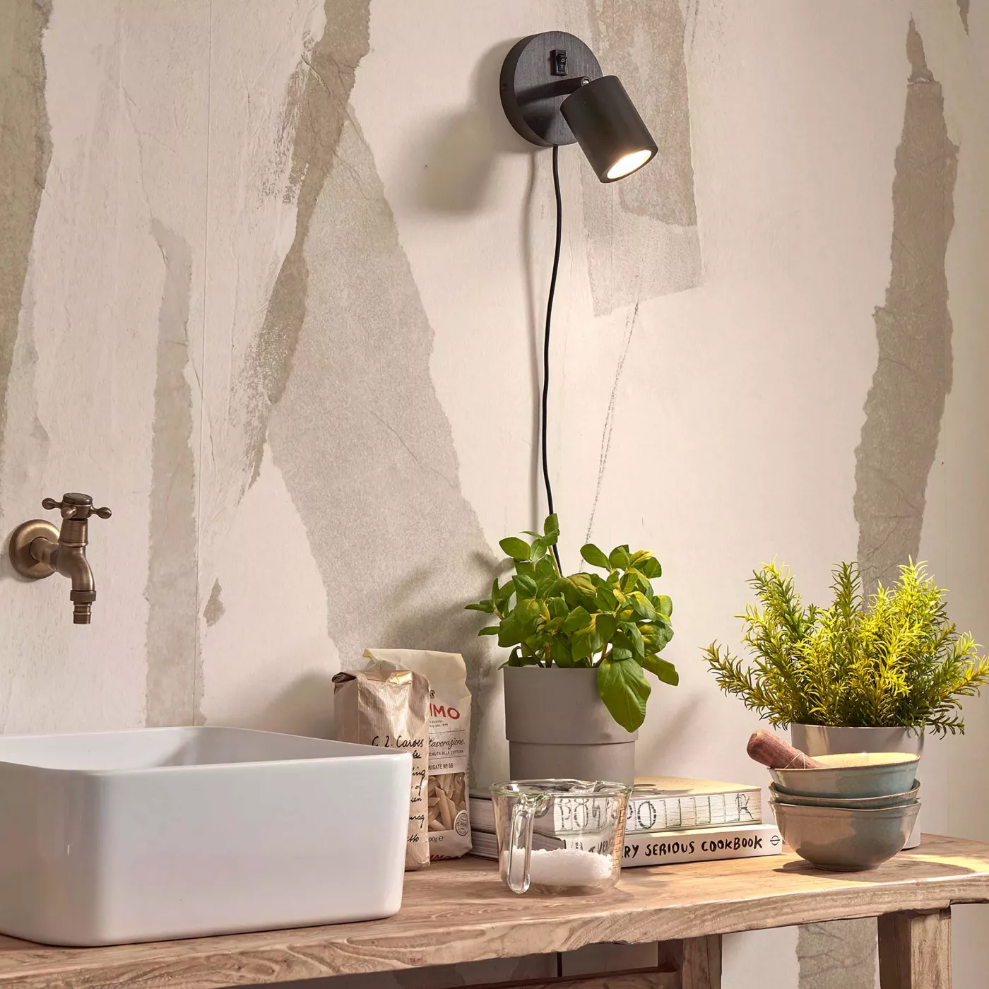 Good & Mojo Java, negro – Foco de pared — imagen 5