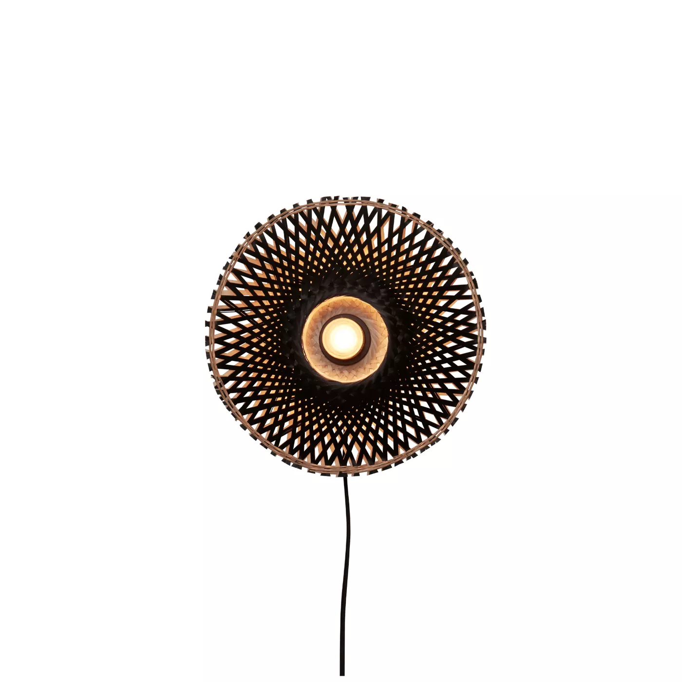 Good & Mojo Kalimantan, negro - 30 cm – Lámpara de pared — imagen 3
