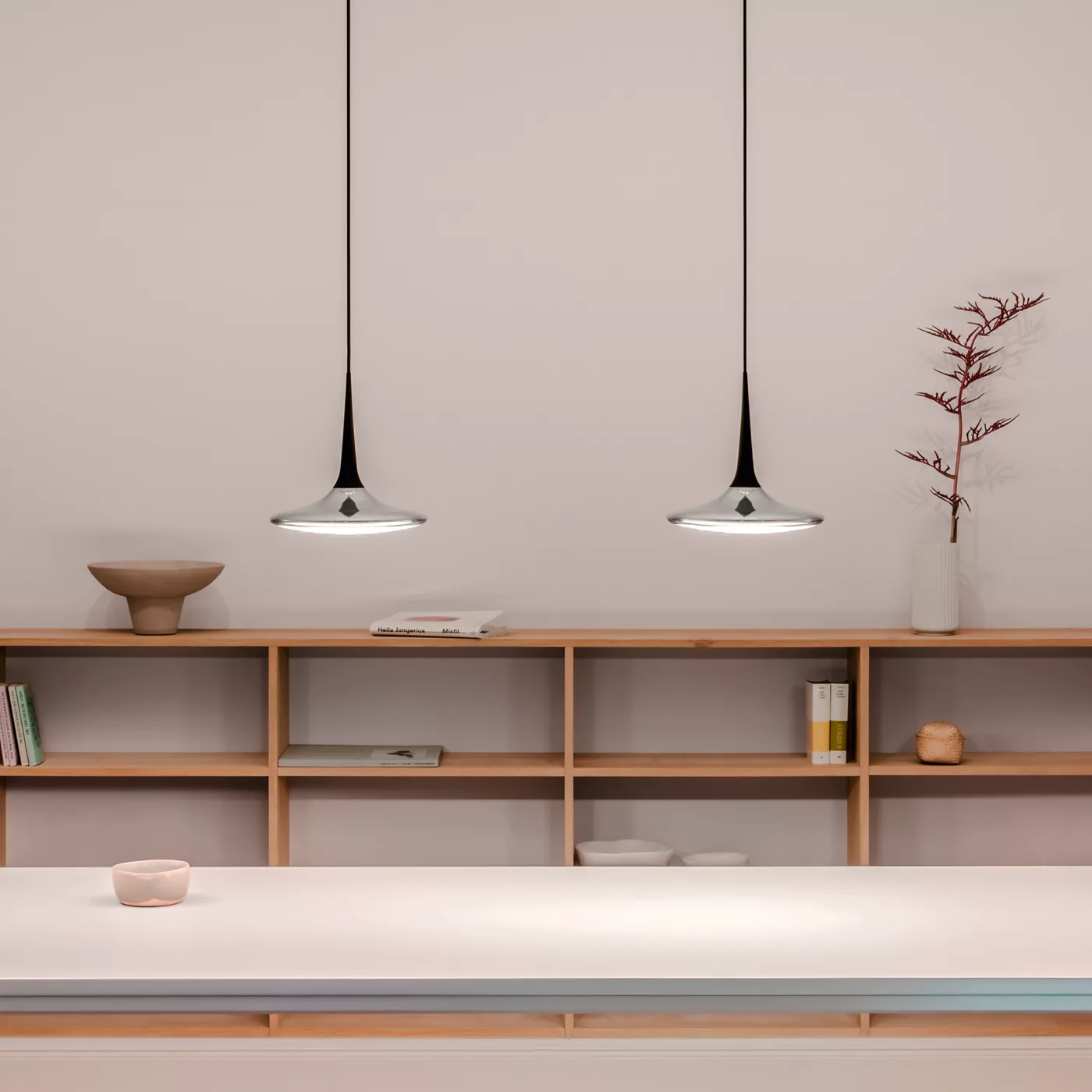 Grau Falling Leaf – Lámpara de suspensión led — imagen 4