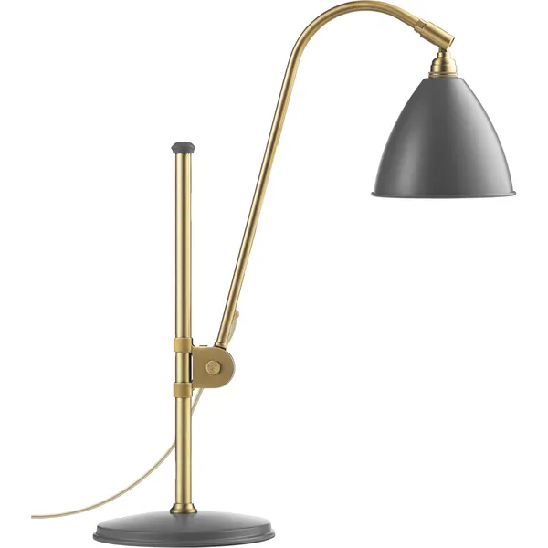 Bestlite BL1 Lámpara de Mesa Gris y Latón