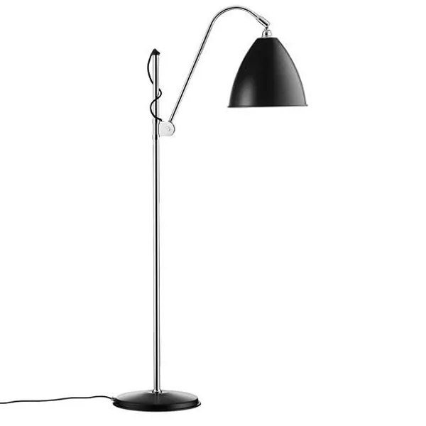 Bestlite BL3M Lámpara de Pie Negro/ Cromo