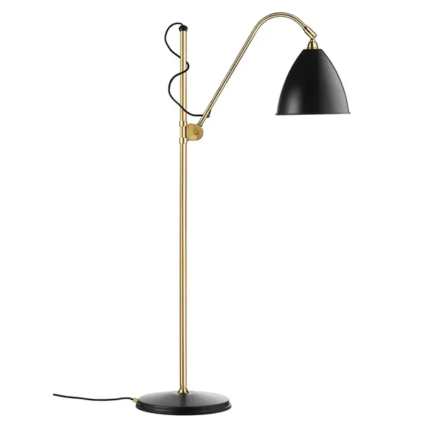 Bestlite BL3M Lámpara de Pie Negro/ Latón