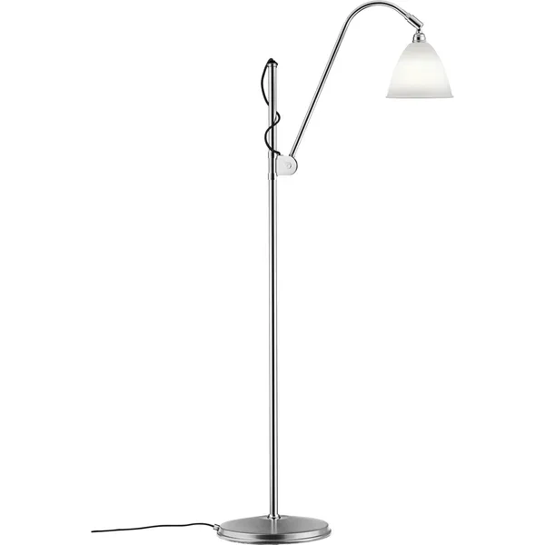 Bestlite BL3S Lámpara de Pie Cromo/Porcelana